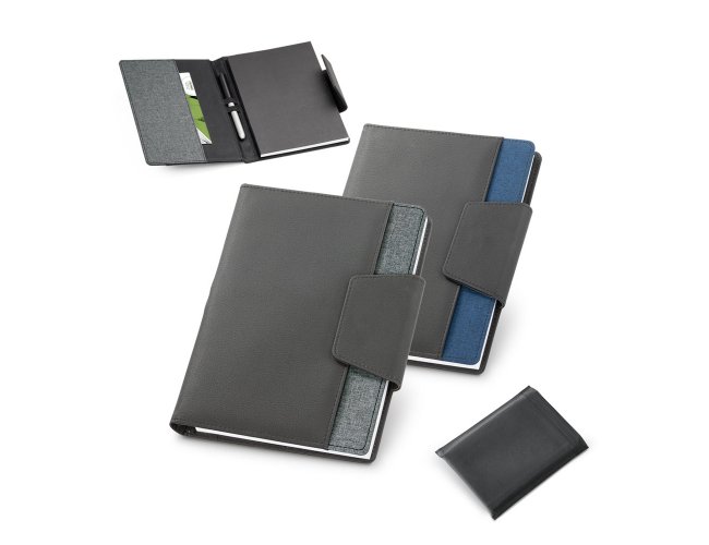 RUSSEL II. Caderno A5 em couro.sint�tico