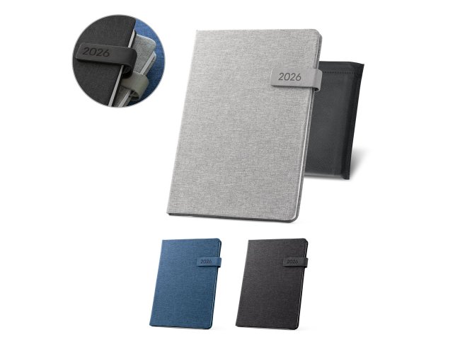 ANDRESEN B5. Agenda em PET reciclado (100% rPET)