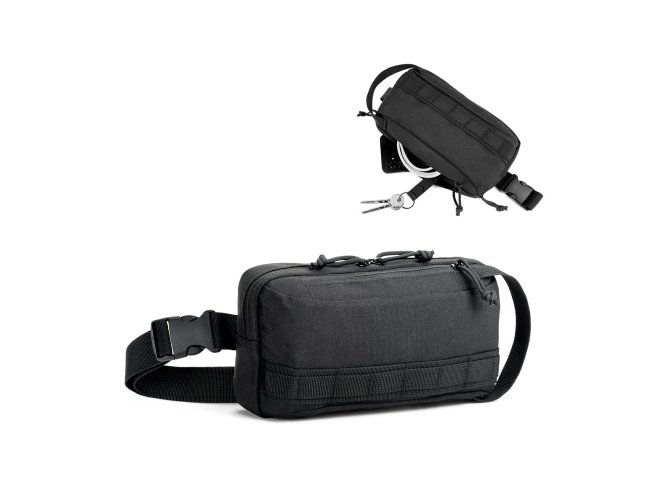 EDINBURGH. Pochete em poli�ster reciclado 600D de alta densidade