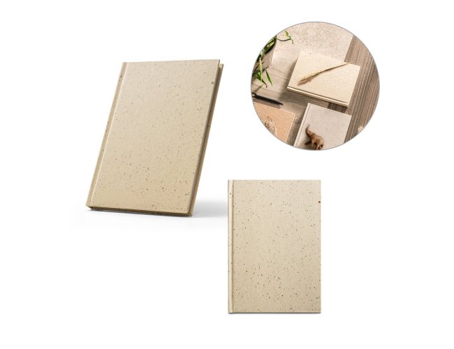 BARLEYPAD. Caderno A5 com res�duos da cevada