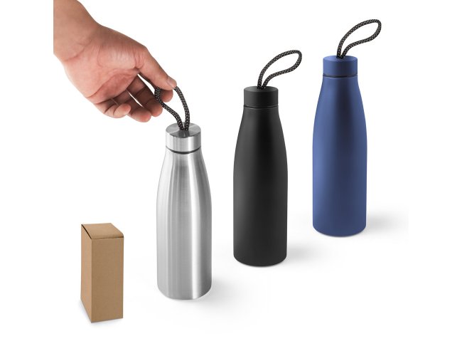 MORGAN. Squeeze em a�o inox (90% reciclado) com pega com padr�o 710 mL