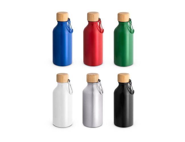 ROUSEY. Squeeze em alum�nio 100% reciclado 400ml