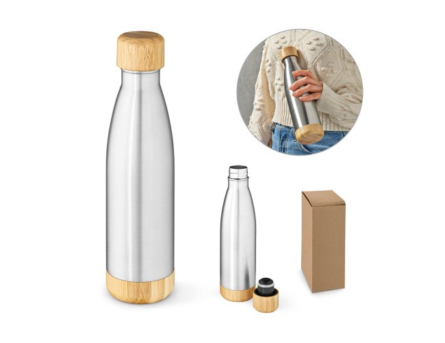 Garrafa em a�o inox 550ml