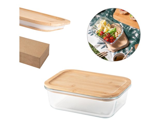 PORTOBELLO. Lancheira. Marmita em vidro