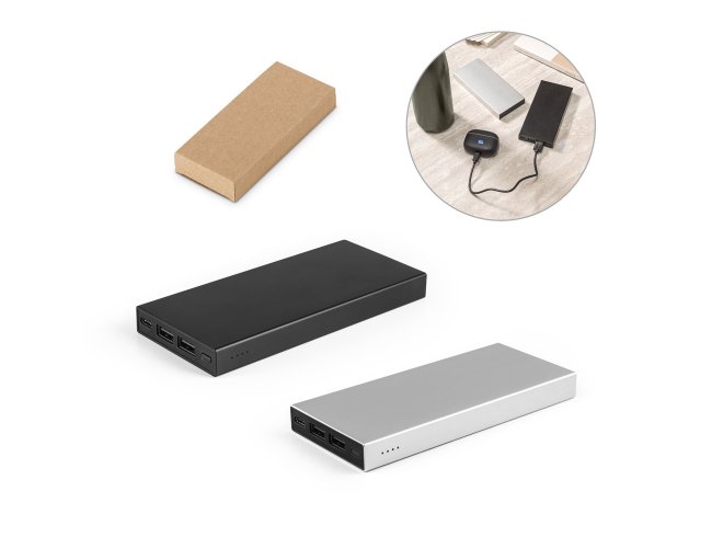 DOROTHY 10. Bateria port�til em alum�nio 100% reciclado