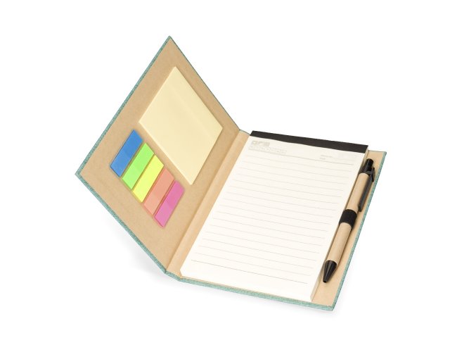 Bloco de Anota��es com Autoadesivos e Caneta