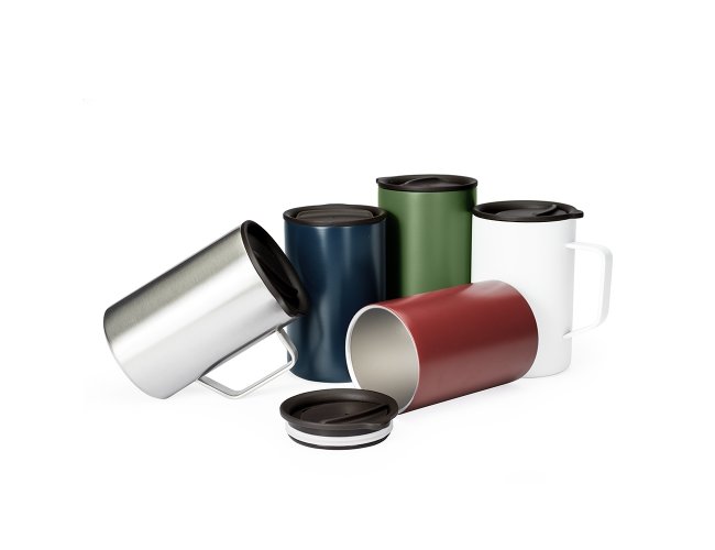 Caneca Inox Parede Dupla 350ml